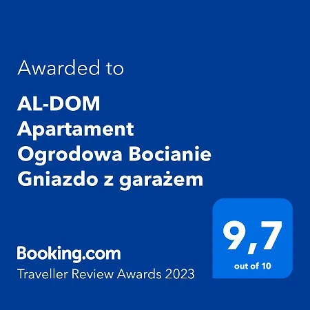 Apartment Al-dom Ogrodowa Bocianie Gniazdo Z Garazem *